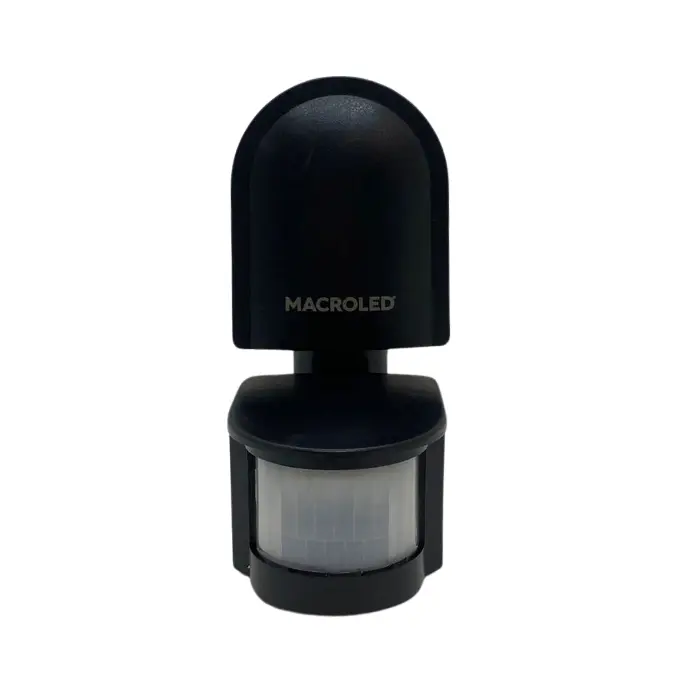 Sensor de movimiento Macroled para pared 180° alcance 12m (SMPN-180-12M-IP44)