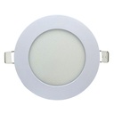 Panel flat circular Macroled de embutir 6W frío blanco (PER06CW)