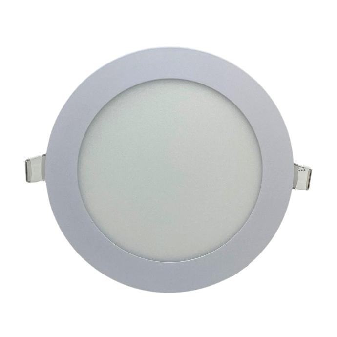 [PER12CW] Panel flat circular Macroled de embutir 12W frío blanco (PER12CW)