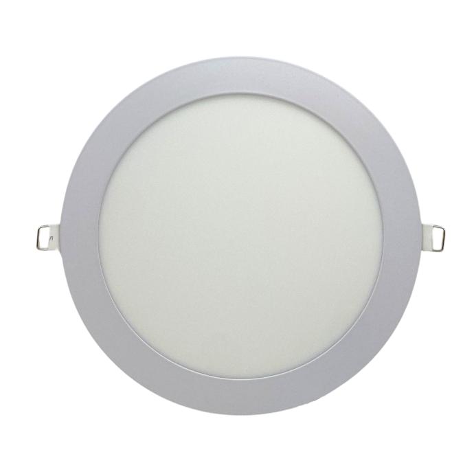 Panel flat circular Macroled de embutir 18W neutro blanco (PER18NW)