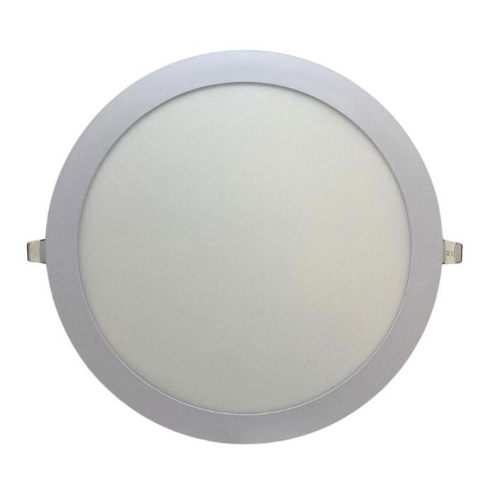 [PER24WW] Panel flat circular Macroled de embutir 24W cálido blanco (PER24WW)