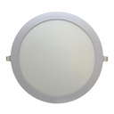Panel flat circular Macroled de embutir 24W cálido blanco (PER24WW)