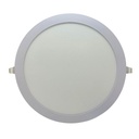 Panel flat circular Macroled de embutir 24W neutro blanco (PER24NW)