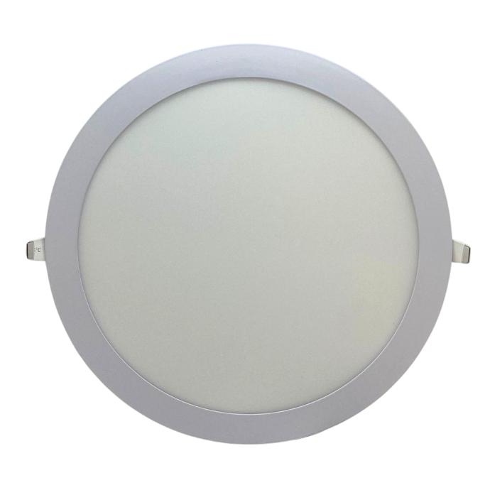 [PER24CW] Panel flat circular Macroled de embutir 24W frío blanco (PER24CW)