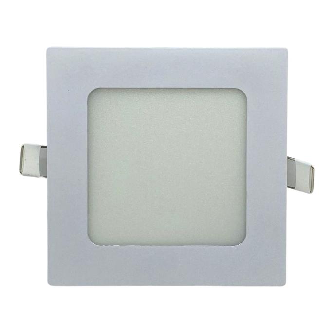 Panel flat cuadrado Macroled 6W frio blanco (PEC06CW)