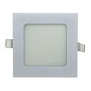 Panel flat cuadrado Macroled 6W frio blanco (PEC06CW)