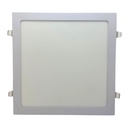 Panel flat cuadrado Macroled de embutir 24W cálido blanco (PEC24WW)