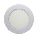 Panel plafón circular Macroled de embutir 6W cálido blanco (PR06WW)