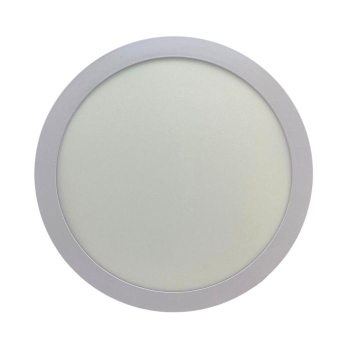 Panel plafón circular Macroled de embutir 24W neutro blanco (PR24NW)