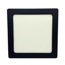Panel plafon cuadrado Macroled 12W frio negro (NPC12CW)