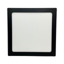 Panel plafon cuadrado Macroled 18W neutro negro (NPC18NW)