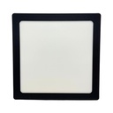 Panel plafón cuadrado Macroled de aplicar 24W cálido negro (NPC24WW)