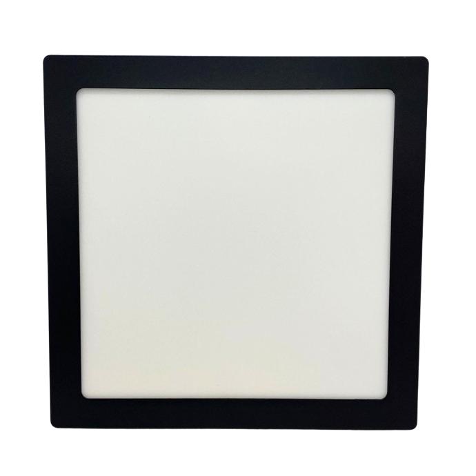 Panel plafon cuadrado Macroled 24W frio negro (NPC24CW)