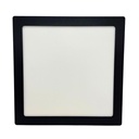 Panel plafón cuadrado Macroled 24W de aplicar frío negro (NPC24CW)