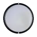 Tortuga LED redonda Macroled 18W calido marco negro (TR-MN-18W-WW)