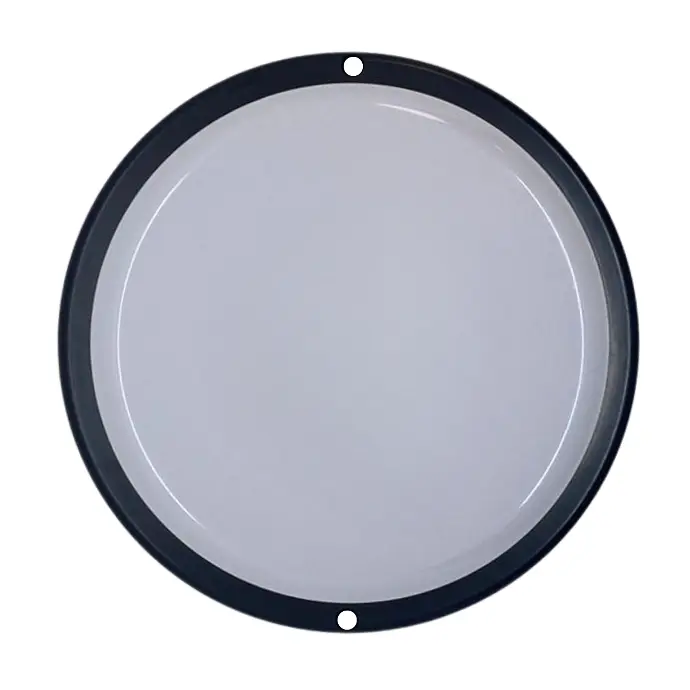 Tortuga LED redonda Macroled 18W frio marco negro (TR-MN-18W-CW)