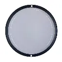 Tortuga LED redonda Macroled 18W frio marco negro (TR-MN-18W-CW)