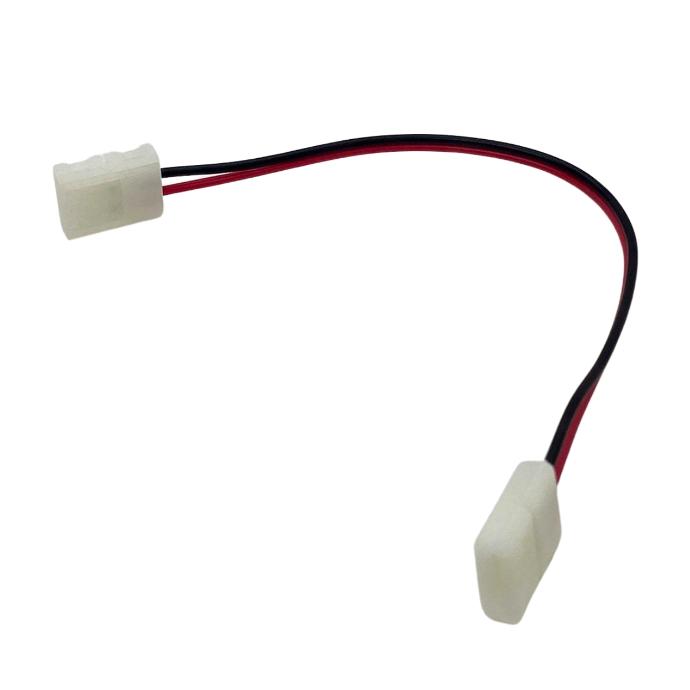 Conector para tira LED 2835/3528 Macroled con cable 2 fichas (ELL-C2P-8-3528)