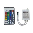 Controlador RGB infrarrojo Macroled 5 modos de iluminacion 12/24V (CON-RGB-IR-72W)
