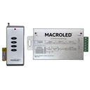 Controlador RGB radiofrecuencia Macroled 11 modos de iluminacion 12/24V (CON-RGB-RF-144W)