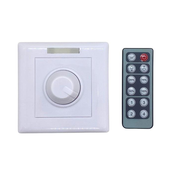 Dimmer Macroled con control remoto infrarrojo 12/24V (DIM-IR-96W)