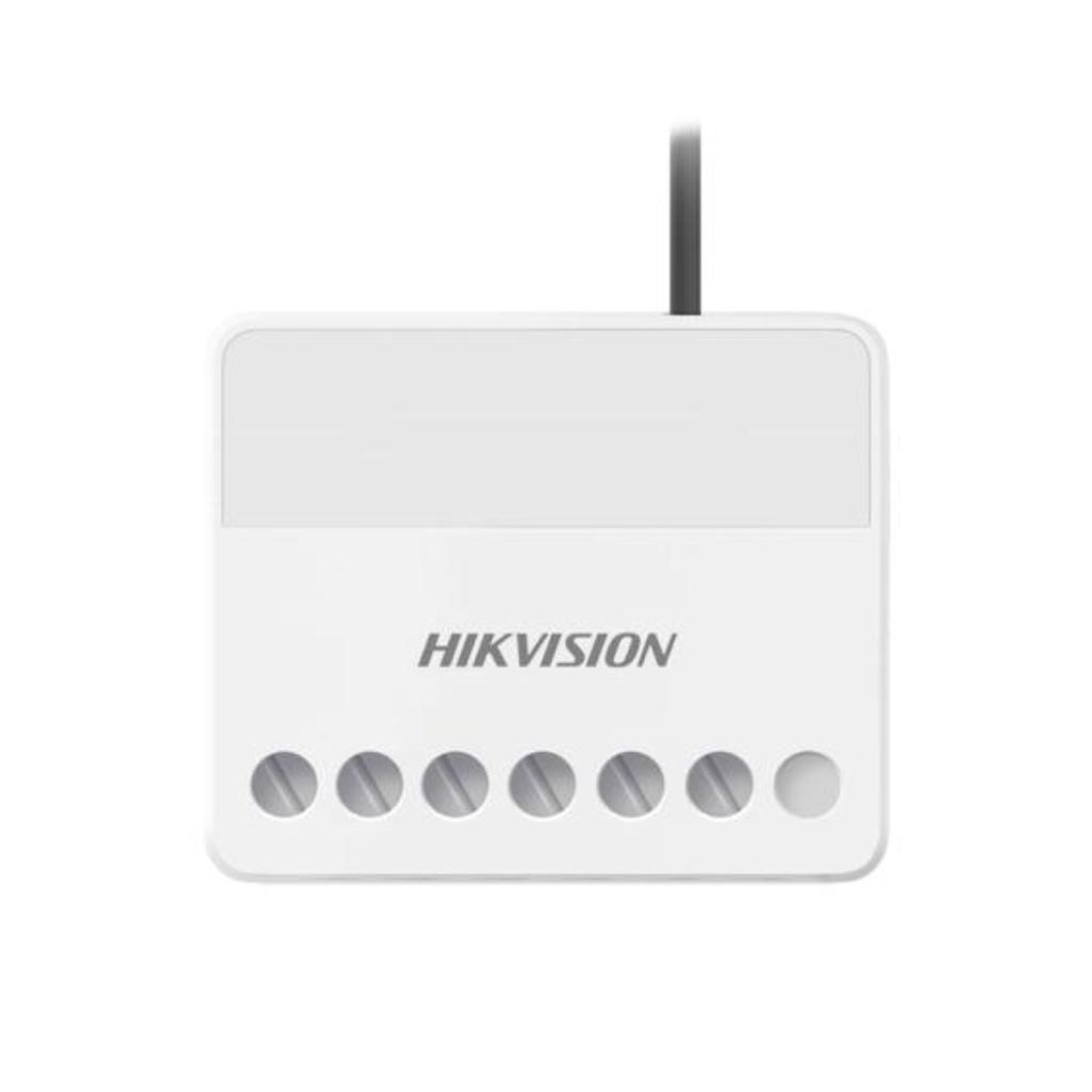 Modulo de entrada/salida Hikvision para alarma AxPro/AxHybridPro rele/pgm (DS-PM1-O1L-WB)