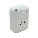 Tomacorriente linea exterior 1 interruptor + 1 toma Taad (LE-709)