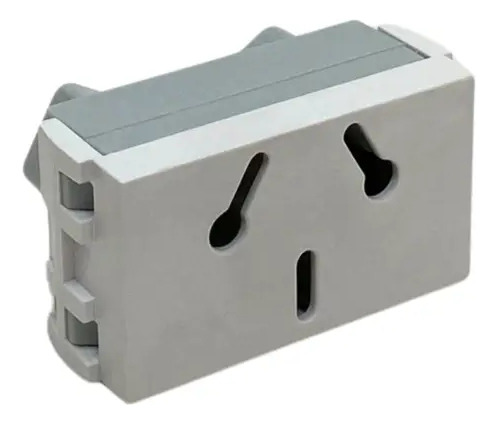 [TD-S-4100] Tomacorriente Taad binorma Linea Spot blanco (S-4100)