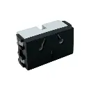 Tomacorriente Taad extra chato Linea Spot gris (S-4751)