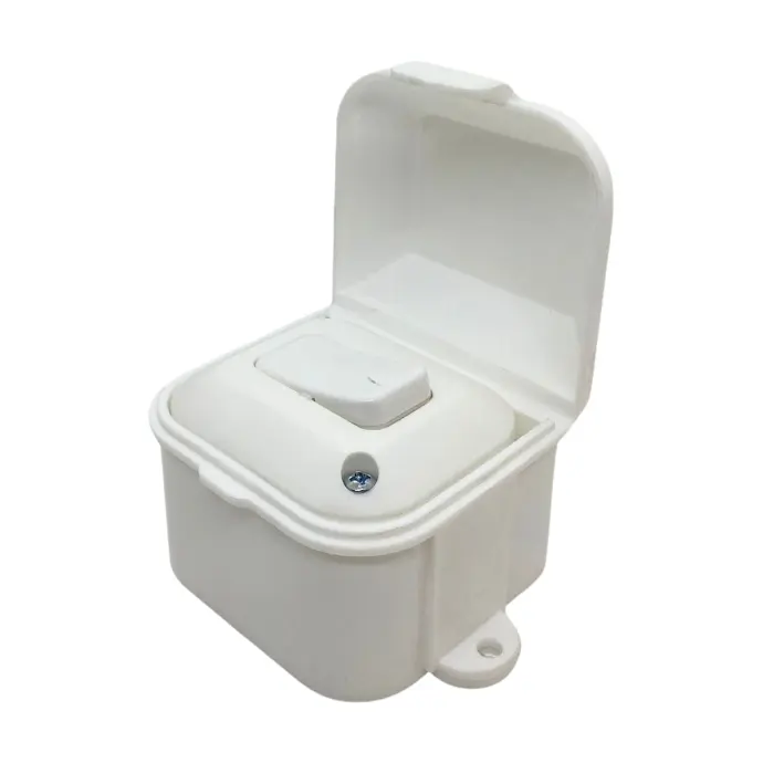 Linea exterior capsulada 1 interruptor combinacion color blanco TAAD (LC-60600)