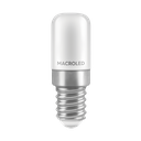 Luz de heladera Macroled 4W E14 frio 6500K (BTF-4-14CW)