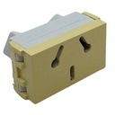 Tomacorriente Taad binorma Linea Spot marfil (S-4150)