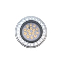Lampara LED 15W Macroled AR111 aluminio gris dimerizable cálida (D-111-GU10-WW)