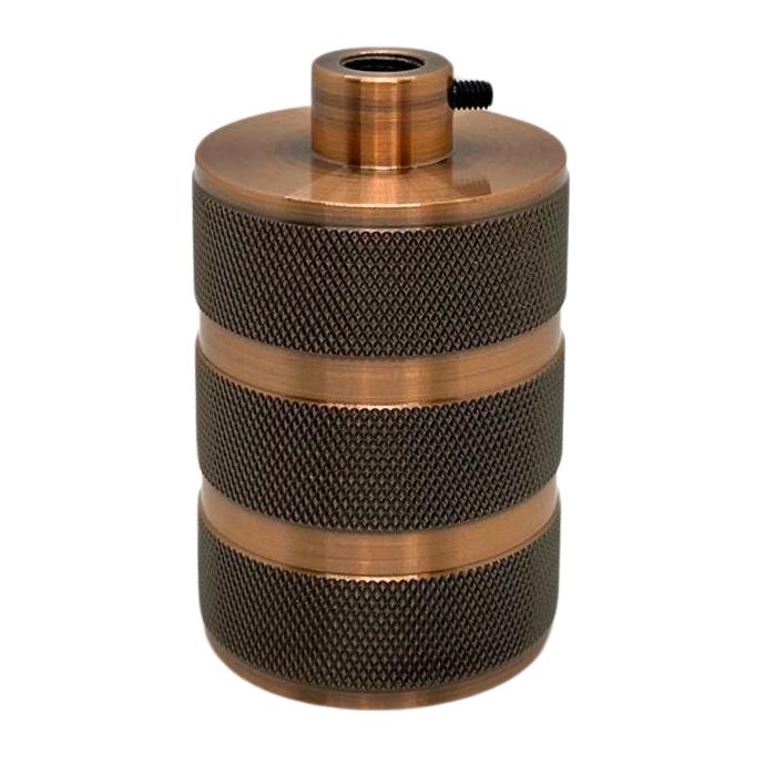 [PLV-NAS-E27-CO] Portalampara Macroled Nashville E27 de aluminio color cobre (PLV-NAS-E27-CO)