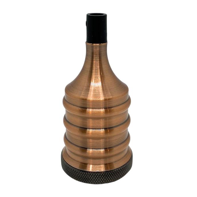 Portalampara Macroled Dixon E27 de aluminio color cobre (PLV-DIX-E27-CO)