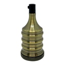 Portalampara Macroled Dixon E27 de aluminio color bronce (PLV-DIX-E27-BR)