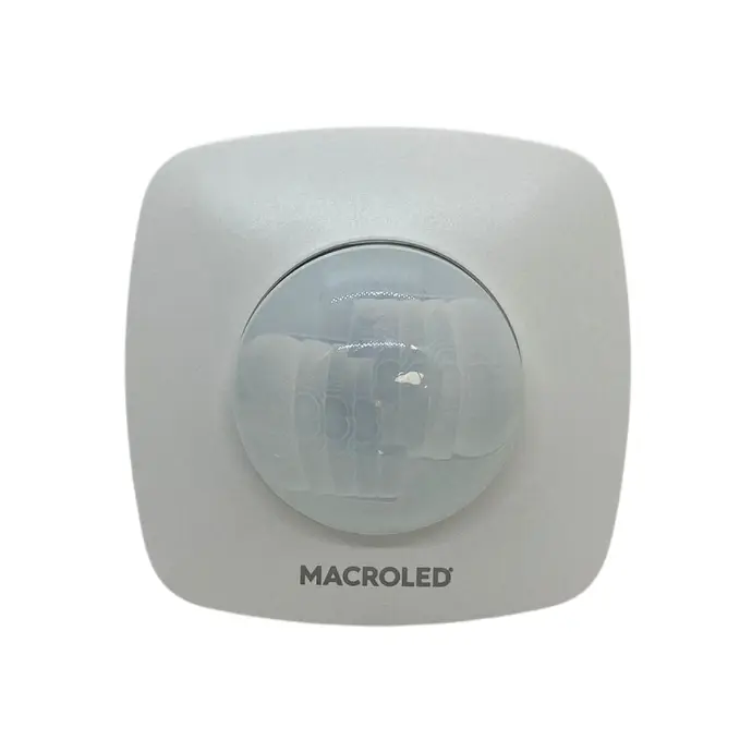Sensor de movimiento de techo Macroled 20m de alcance (SMTB-360-20M-IP20)