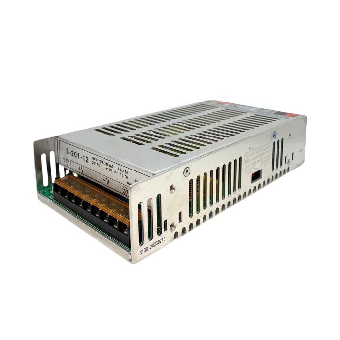 Fuente 12V 17A Powerswitch gabinete metalico IP20 (S-201W-12V)