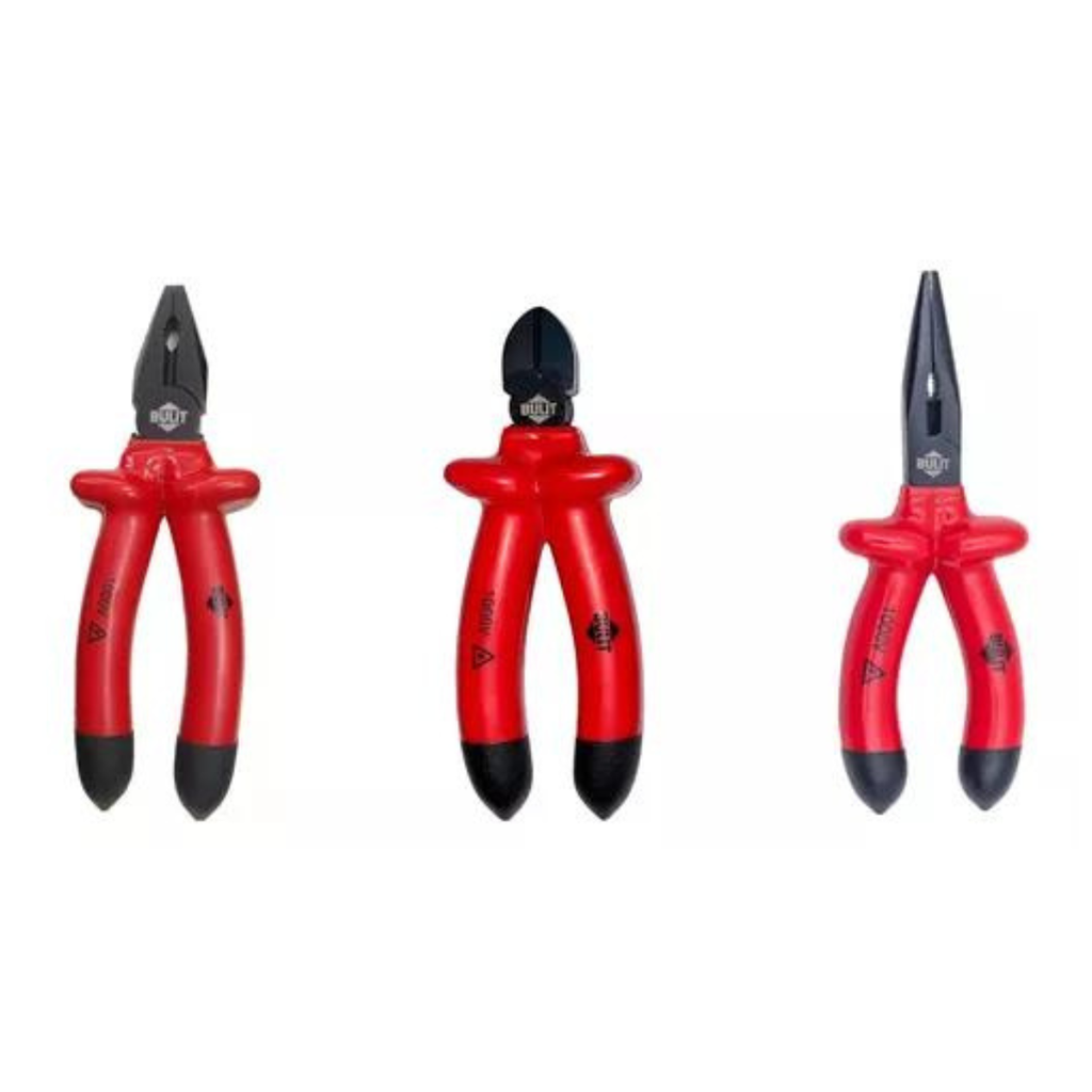 Set de pinzas Bulit profesional 3 unidades serie 800 (PZA S8 SET 3)