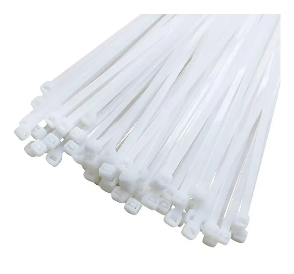 [PN48-500B] Precinto de nylon Inteck 4.8mmx50cm filtro uv blanco x100u (PN48-500B)