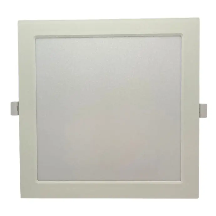 Panel flat cuadrado King de embutir 18w cálido blanco (KCFP-18W-WW)