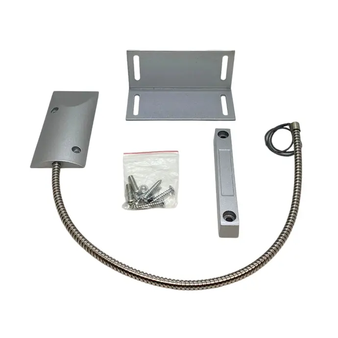 [MS-60L] Sensor magnético para portón y cortinas metalicas con soporte L (MS-60L)
