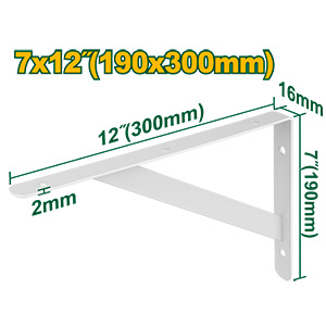 [JDZJ2330] Mensula Blanca Reforzada 300x190 50kg[d]