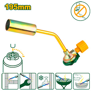 [JDFG2602] Flambeador para Cartucho de Gas 195mm Orientacion normal [d]