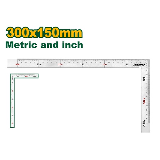 [JDSR4330] Escuadra de acero Jadever 30x15cm [d]