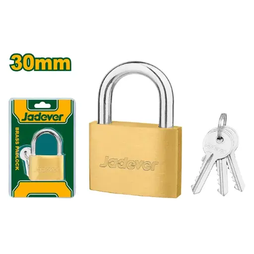 [JDPD1430] Candado de latón Jadever 30mm [d]