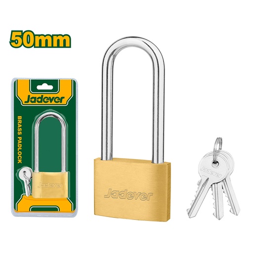 [JDPD2450] Candado de laton Jadever aro largo 50mm [d]