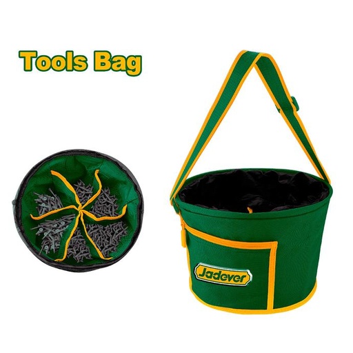 [JDTG8101] Bolsa de tornillos Jadever con 6 divisiones   [d]