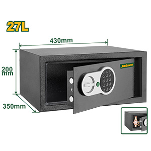 [JDEB1535] Caja fuerte electrónica 20x43x35 cm 27L 3/1,5mm[d]
