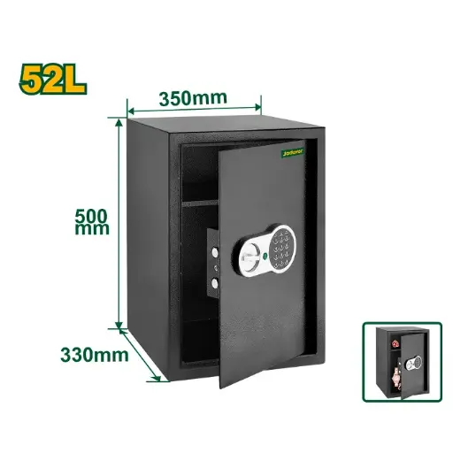 [JDEB1550] Caja fuerte electrónica Jadever 50x35x35 cm 52L [d]